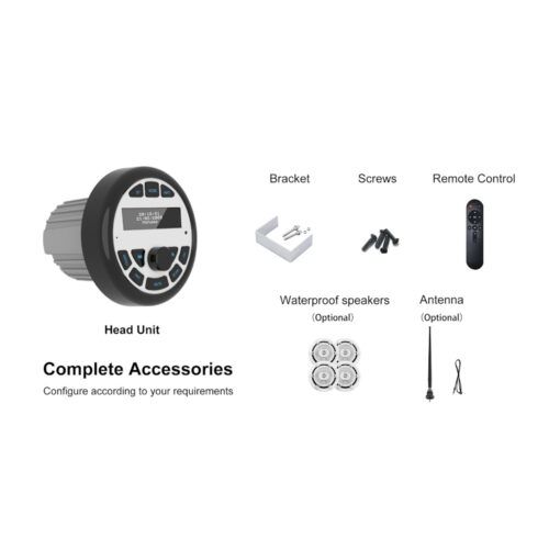 DIQ YT830WB (RADIO - BT 5.0 - USB - AUX - 110mm) - Image 4