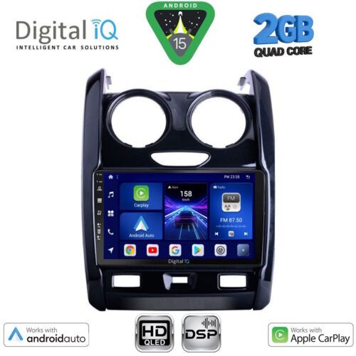 DIGITAL IQ BXC 3103_CPAA (9inc) MULTIMEDIA TABLET for DACIA DUSTER mod. 2012-2019