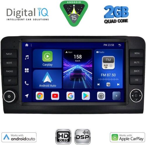 DIGITAL IQ BXC 3416_CPAA (9inc) MULTIMEDIA TABLET for MERCEDES ML (W164) – GL (X164) mod. 2005-2011
