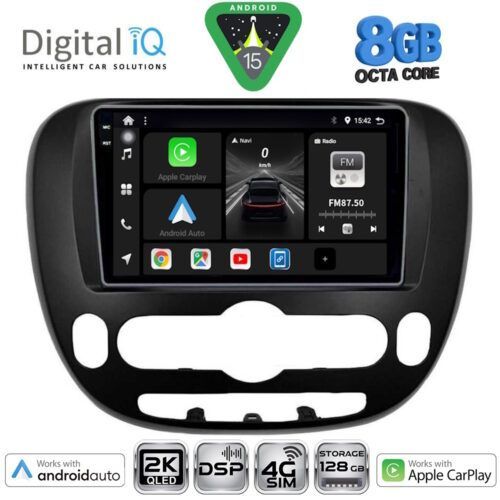 DIGITAL IQ BXF 11321_CPAA (9inc) MULTIMEDIA TABLET for KIA SOUL mod. 2014-2025