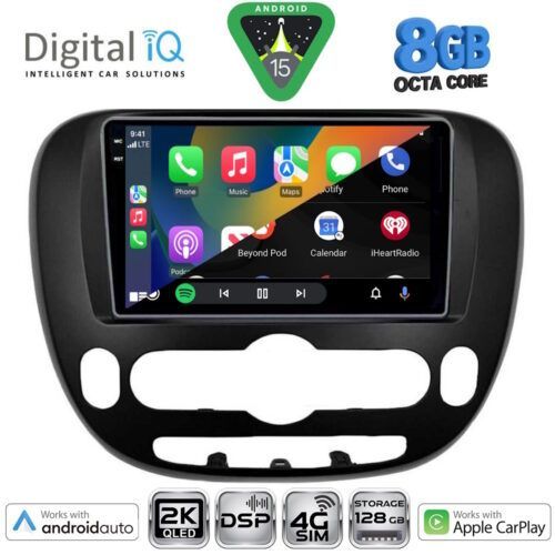 DIGITAL IQ BXF 11321_CPAA (9inc) MULTIMEDIA TABLET for KIA SOUL mod. 2014-2025 - Image 2