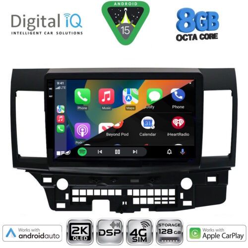 DIGITAL IQ BXF 11434_CPAA (10inc) MULTIMEDIA TABLET for MITSUBISHI LANCER mod. 2008-2017 - Image 2