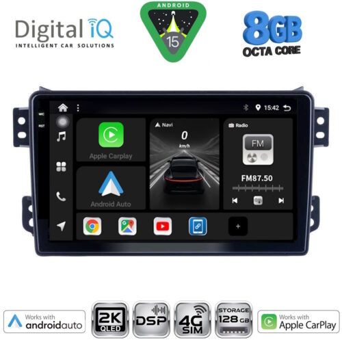 DIGITAL IQ BXF 11682_CPAA (9inc) MULTIMEDIA TABLET for OPEL AGILA - SUZUKI SPLASH mod. 2008-2018