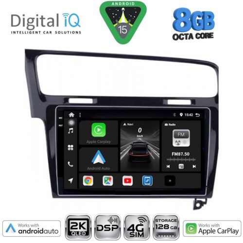 DIGITAL IQ BXF 11747BL_CPAA (10inc) MULTIMEDIA TABLET for VW GOLF 7 mod. 2013-2020