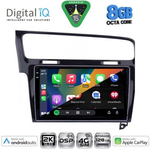 DIGITAL IQ BXF 11747BL_CPAA (10inc) MULTIMEDIA TABLET for VW GOLF 7 mod. 2013-2020 - Image 2