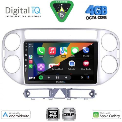 DIGITAL IQ BXF 6759SL_CPAA (9inc) MULTIMEDIA TABLET for VW TIGUAN mod. 2004-2011 (SILVER) - Image 2