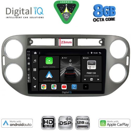 DIGITAL IQ BXF 7760GR_CPAA (9inc) MULTIMEDIA TABLET for VW TIGUAN mod. 2011-2016 (GREY)