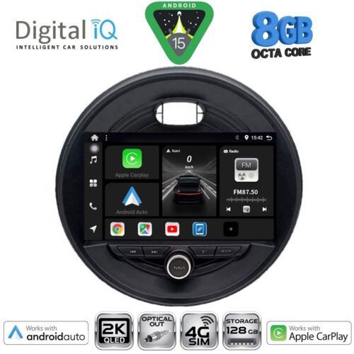 DIGITAL IQ BXK 20066_CPAA (9inc) MULTIMEDIA TABLET for MINI COOPER (F55-56-F57) mod. 2015-2024 - CLUBMAN (F54) mod. 2015-2024 - ROADSTER (F59) mod. 2014- COUNTRYMAN (F60) mod. 2016-2024
