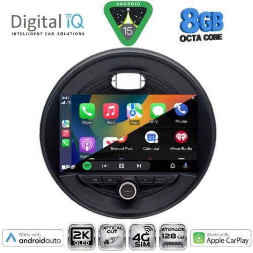 DIGITAL IQ BXK 20066_CPAA (9inc) MULTIMEDIA TABLET for MINI COOPER (F55-56-F57) mod. 2015-2024 - CLUBMAN (F54) mod. 2015-2024 - ROADSTER (F59) mod. 2014- COUNTRYMAN (F60) mod. 2016-2024 - Image 2