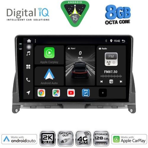 DIGITAL IQ BXK 20405_CPAA (9inc) MULTIMEDIA TABLET for MERCEDES C (W204) mod. 2007-2011