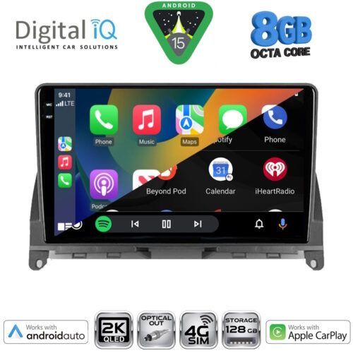 DIGITAL IQ BXK 20405_CPAA (9inc) MULTIMEDIA TABLET for MERCEDES C (W204) mod. 2007-2011 - Image 2