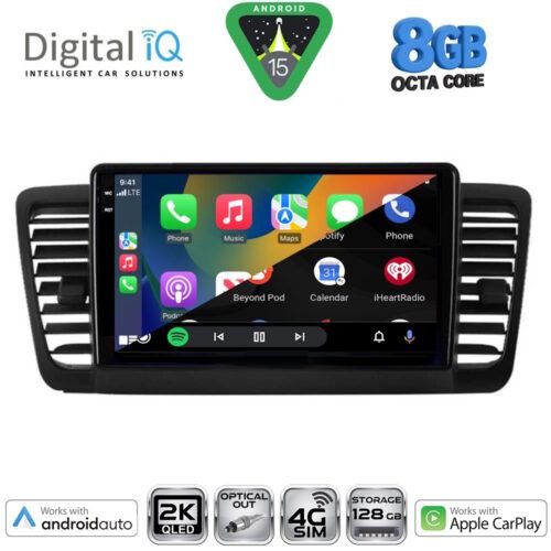 DIGITAL IQ BXK 20665_CPAA (9inc) MULTIMEDIA TABLET for SUBARU LEGACY - OUTBACK mod. 2002-2008 - Image 2