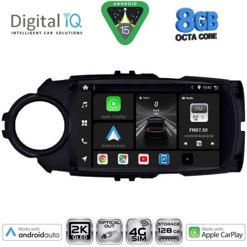 DIGITAL IQ BXK 20737FL_CPAA (9inc) MULTIMEDIA TABLET for TOYOTA YARIS mod. 2015-2020