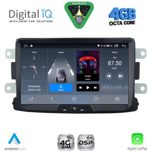 DIGITAL IQ BLG 433_CPA (8" DECK) MULTIMEDIA SYSTEM for DACIA mod. 2012-2019 – RN CAPTURE mod. 2013-2021 - Image 12