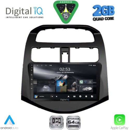 DIGITAL IQ RSD 1078_CPA (9inc) MULTIMEDIA TABLET for CHEVROLET SPARK mod. 2009-2015