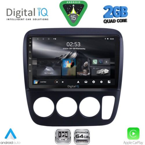 DIGITAL IQ RSD 1196_CPA A/C (9inc) MULTIMEDIA TABLET for HONDA CRV mod. 1996-2006