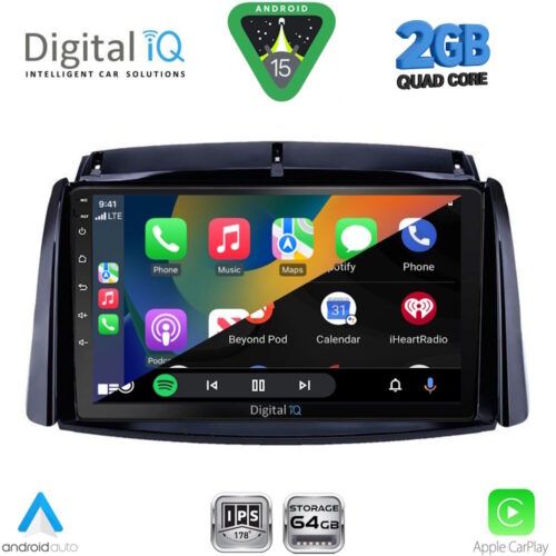 DIGITAL IQ RSD 1551_CPA (9inc) MULTIMEDIA TABLET for RENAULT KOLEOS mod. 2006-2016 - Image 2