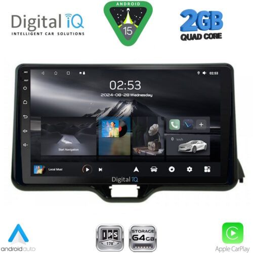 DIGITAL IQ RSD 1738_CPA (10inc) MULTIMEDIA TABLET for TOYOTA YARIS mod. 2020-2026 - MAZDA 2 mod. 2023-2026