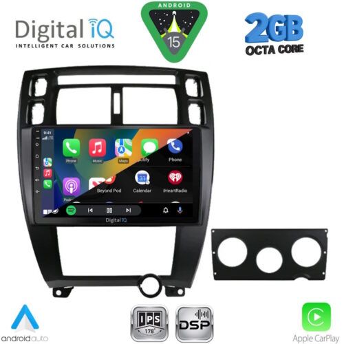 DIGITAL IQ RSF 4241BL_CPA (10inc) MULTIMEDIA TABLET for HYUNDAI TUCSON mod. 2004-2010 (BLACK) - Image 2