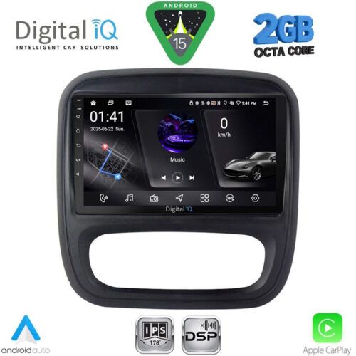 DIGITAL IQ RSF 4499_CPA (9inc) MULTIMEDIA TABLET for OPEL VIVARO – RENAULT TRAFIC – FIAT TALENDO – NISSAN NV 300 mod. 2014-2020