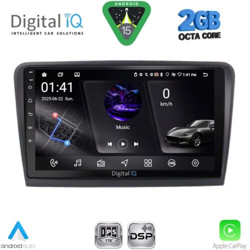 DIGITAL IQ RSF 4601_CPA (9inc) MULTIMEDIA TABLET for SKODA RAPID mod. 2012-2023