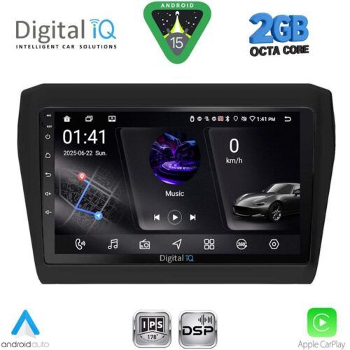 DIGITAL IQ RSF 4686_CPA (9inc) MULTIMEDIA TABLET for SUZUKI SWIFT mod. 2017-2026