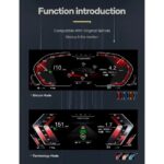 DIGITAL IQ DDD 976_DC (12.3in) DIGITAL CLUSTER for BMW X5 (E70) - X6 (E71) mod. 2007-2013 with CCC-CIC - Image 8