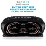 DIGITAL IQ DDD 976_DC (12.3in) DIGITAL CLUSTER for BMW X5 (E70) - X6 (E71) mod. 2007-2013 with CCC-CIC