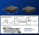 DIGITAL IQ BZ 003 CPAA (WIRELESS CARPLAY / ANDROID AUTO BOX for MERCEDES mod. 2012-2015 with NTG 4.5/4.7 with BECKER NAVI DOCK - CAMERA IN) - Image 9