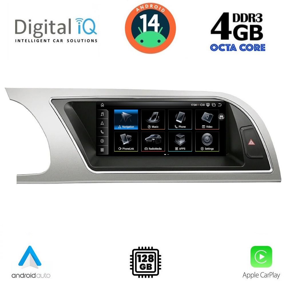 TOP16916-144 DIGITAL IQ TPG 15916_CPA (8.8inc) (ORIG. NAVI) MULTIMEDIA SYSTEM for AUDI A4 mod. 2008-2012 - Image 1