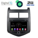 DIGITAL IQ X323M_GPS (8'' DVD) MULTIMEDIA SYSTEM for CHEVROLET AVEO mod. 2011-2014