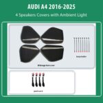 DIQ AMBIENT AUDI A4 ADPJ19 (Digital iQ Ambient Light for AUDI A4 mod. 2016-2025, 4 Speakers Covers)