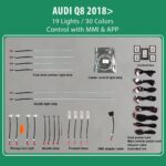 DIQ AMBIENT AD12-WX  (Digital iQ Ambient Light for Audi Q8 mod. 2018+ with 19 Lights)