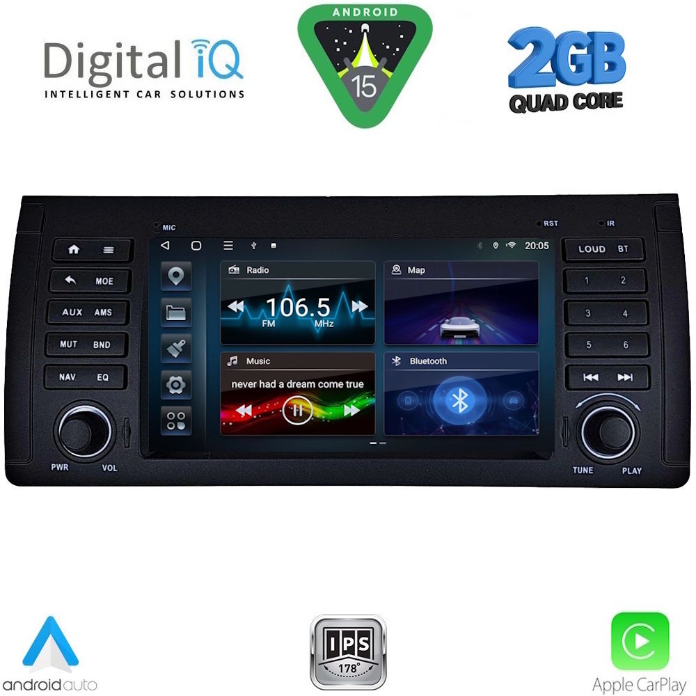 BLD085-15 DIGITAL IQ BLD 085_CPA (7" DECK) MULTIMEDIA SYSTEM for BMW S.5-X5 (E38-39-53) mod. 1998-2005 - Image 1