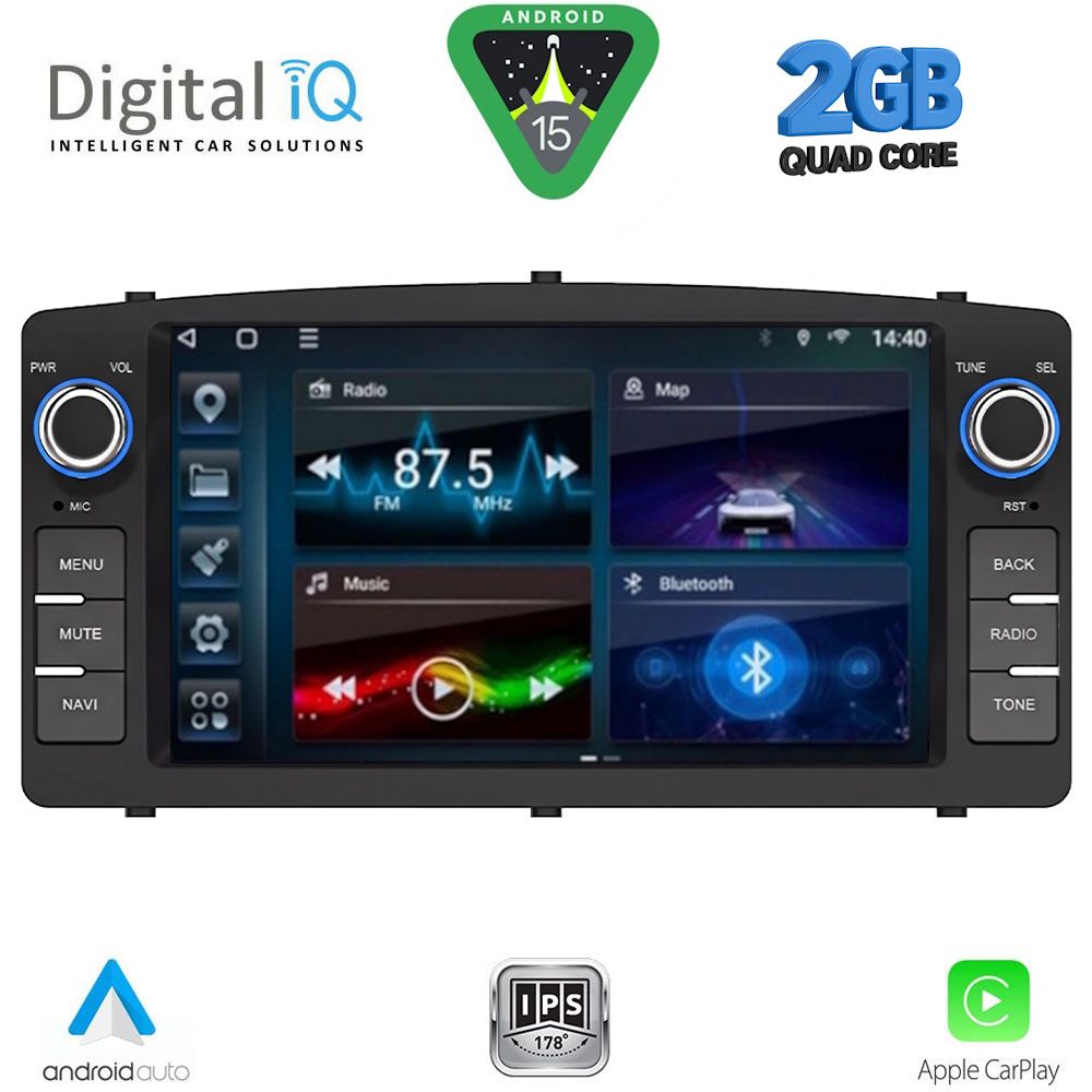 BLD210-15 DIGITAL IQ BLD 210_CPA (7" DECK) MULTIMEDIA OEM for TOYOTA COROLLA mod. 2000-2006 - Image 1