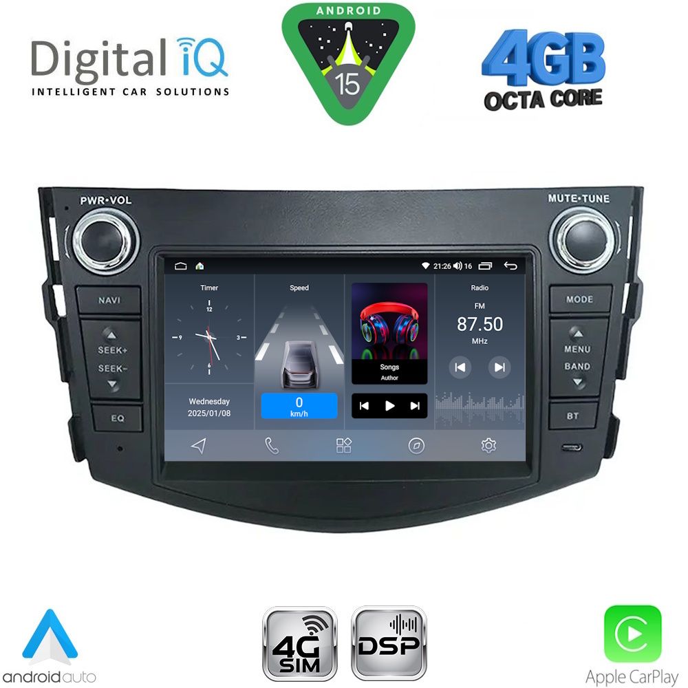BLG417_15 DIGITAL IQ BLG 417_CPA (7" DECK) MULTIMEDIA OEM for TOYOTA RAV 4 mod. 2006-2012 - Image 1