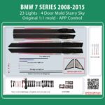 DIQ AMBIENT BMW S.7 BM14Y (Digital iQ Ambient Light for BMW Series 7 (F01 - F02) mod. 2008-2015 with 23 Lights, Starry Sky)