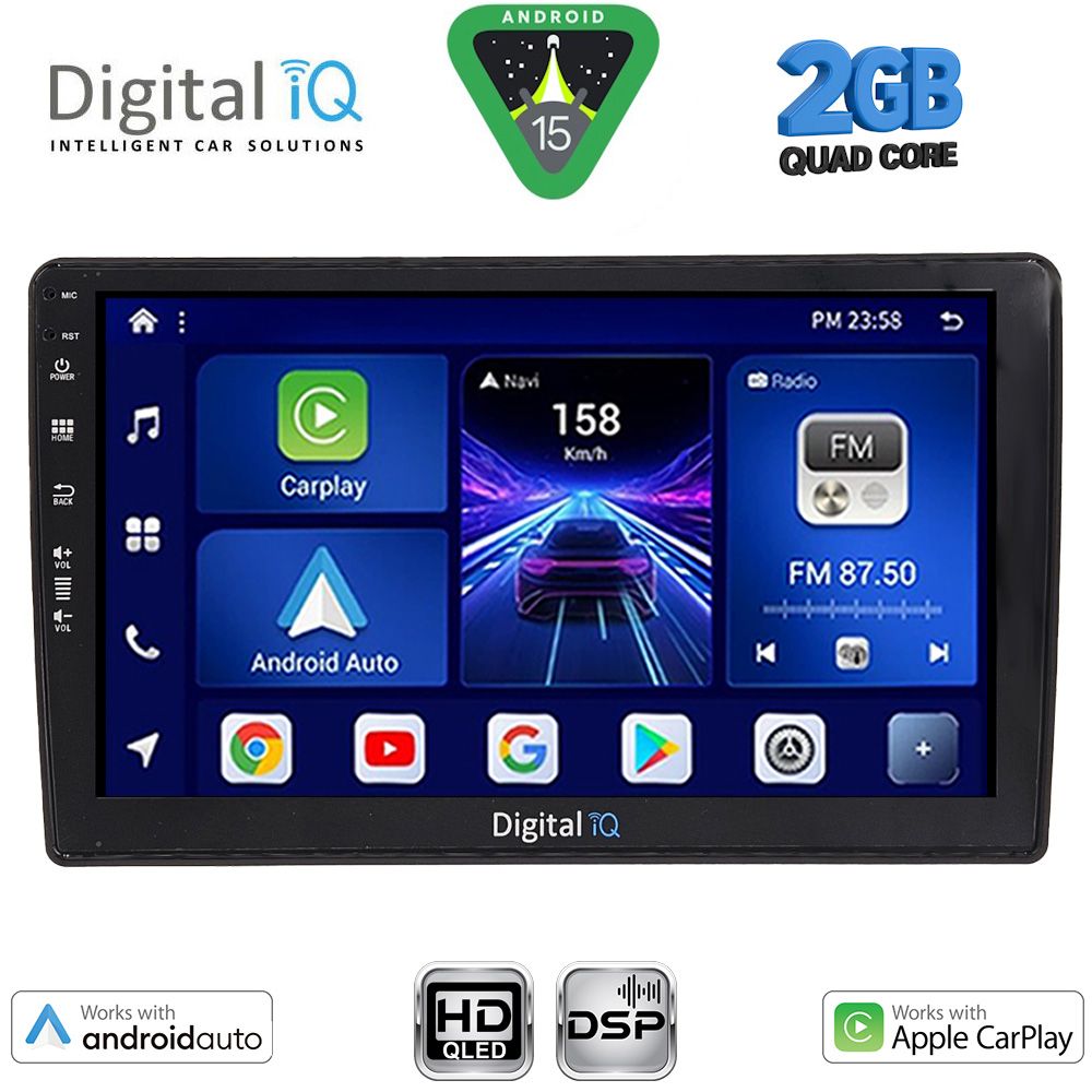 BXC3005_15 DIGITAL IQ BXC 3005_CPAA (10inc) MULTIMEDIA TABLET for AUDI A4 mod. 2008-2015 - Image 1