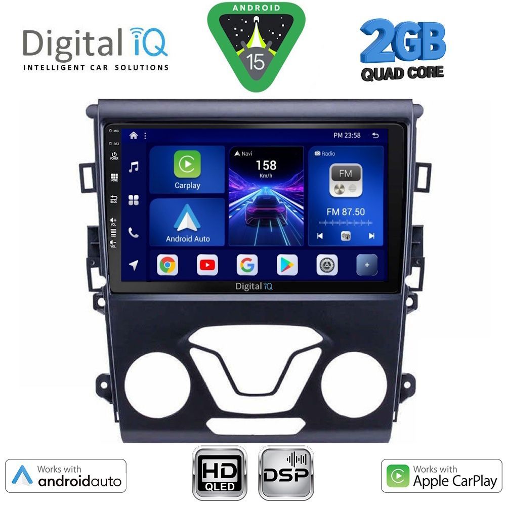 BXC3164_15 DIGITAL IQ BXC 3164_CPAA A/C (9inc) MULTIMEDIA TABLET for FORD MONDEO mod. 2014-2023 - Image 1