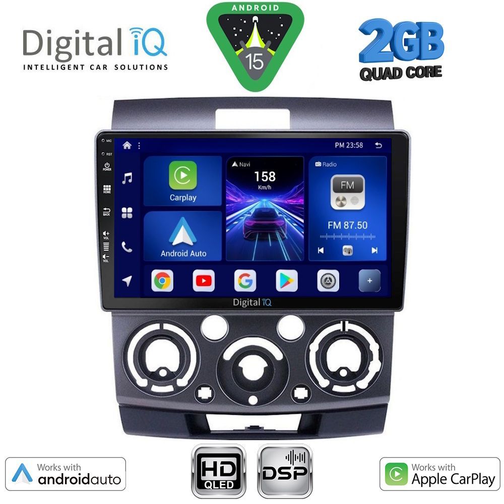 BXC3170_15 DIGITAL IQ BXC 3170_CPAA (9inc) MULTIMEDIA TABLET for FORD RANGER | MAZDA BT50 mod. 2006-2011 - Image 1