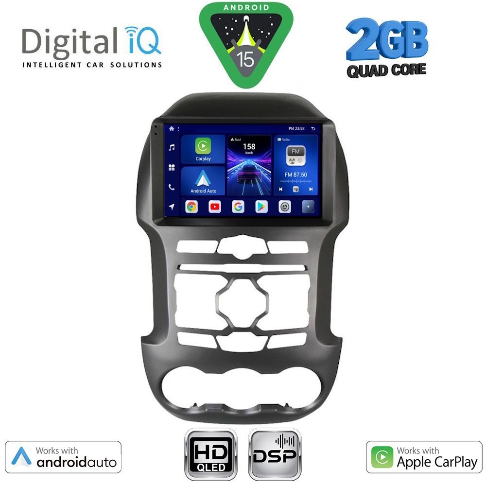 BXC3171S_15 DIGITAL IQ BXC 3171S_CPAA (9inc) MULTIMEDIA TABLET for FORD RANGER mod. 2011-2015 - Image 1