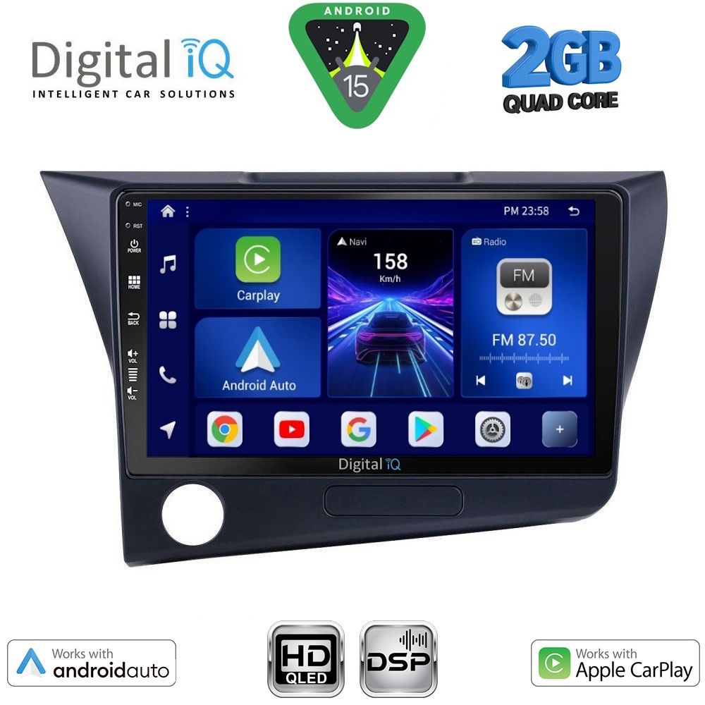 BXC3203_15 DIGITAL IQ BXC 3203_CPAA (9inc) MULTIMEDIA TABLET for HONDA CRZ mod. 2010-2016 - Image 1