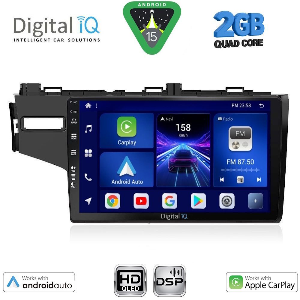 BXC3212_15 DIGITAL IQ BXC 3212_CPAA (10inc) MULTIMEDIA TABLET for HONDA JAZZ mod. 2013-2019 - Image 1