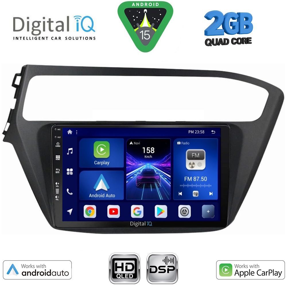 BXC3230_15 DIGITAL IQ BXC 3230_CPAA (9inc) MULTIMEDIA TABLET for HYUNDAI i20 mod. 2018-2021 - Image 1