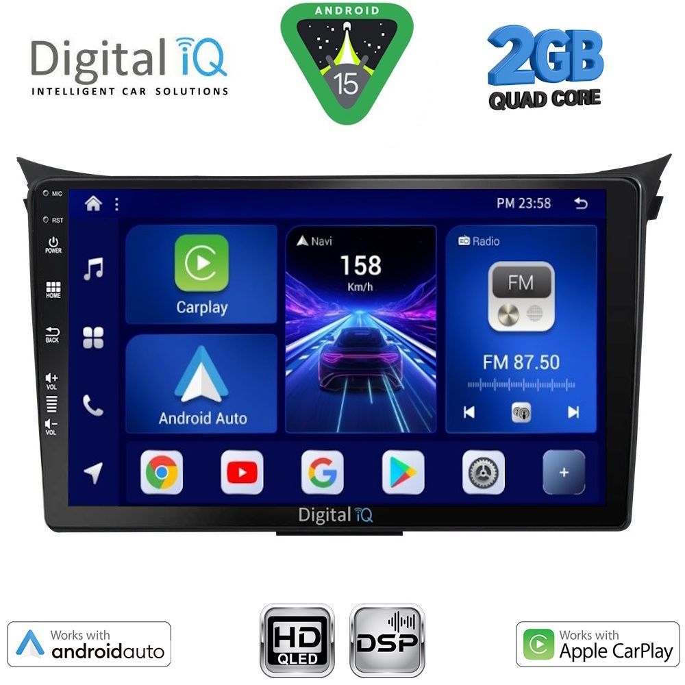 BXC3232_15 DIGITAL IQ BXC 3232_CPAA (9inc) MULTIMEDIA TABLET for HYUNDAI i30 mod. 2012-2017 - Image 1