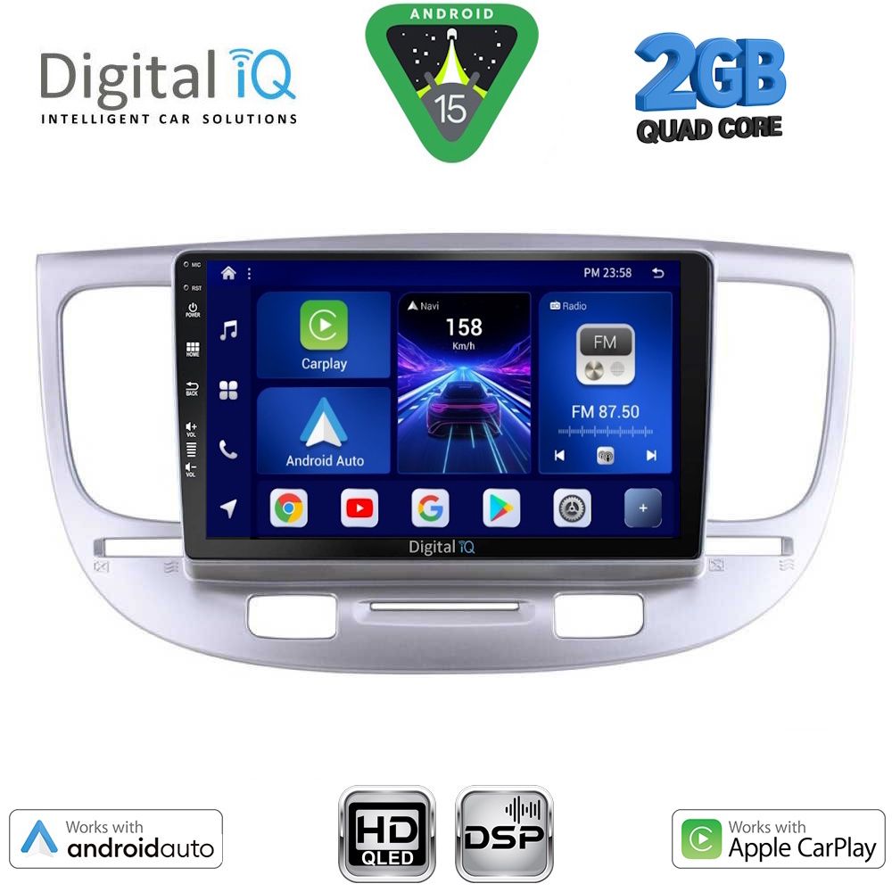 BXC3313_15 DIGITAL IQ BXC 3313_CPAA (9inc) MULTIMEDIA TABLET for KIA RIO mod. 2005-2011 - Image 1