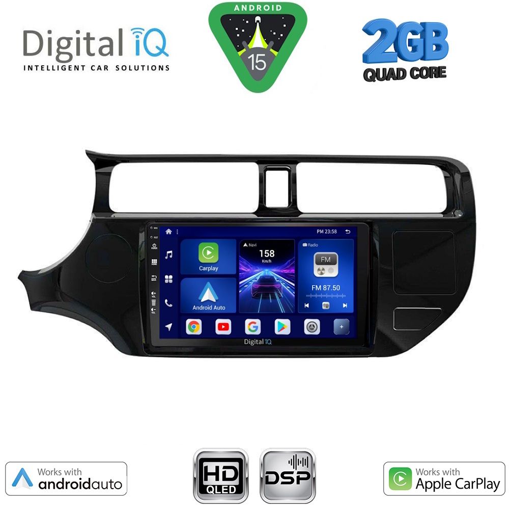 BXC3314_15 DIGITAL IQ BXC 3314_CPAA (9inc) MULTIMEDIA TABLET for KIA RIO mod. 2012-2015 - Image 1