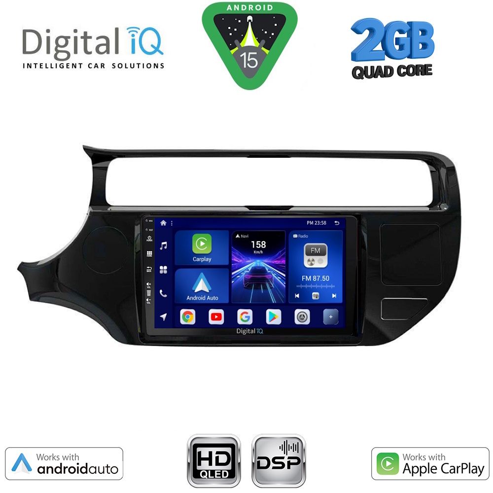 BXC3315_15 DIGITAL IQ BXC 3315_CPAA (9inc) MULTIMEDIA TABLET for KIA RIO mod. 2015-2017 - Image 1