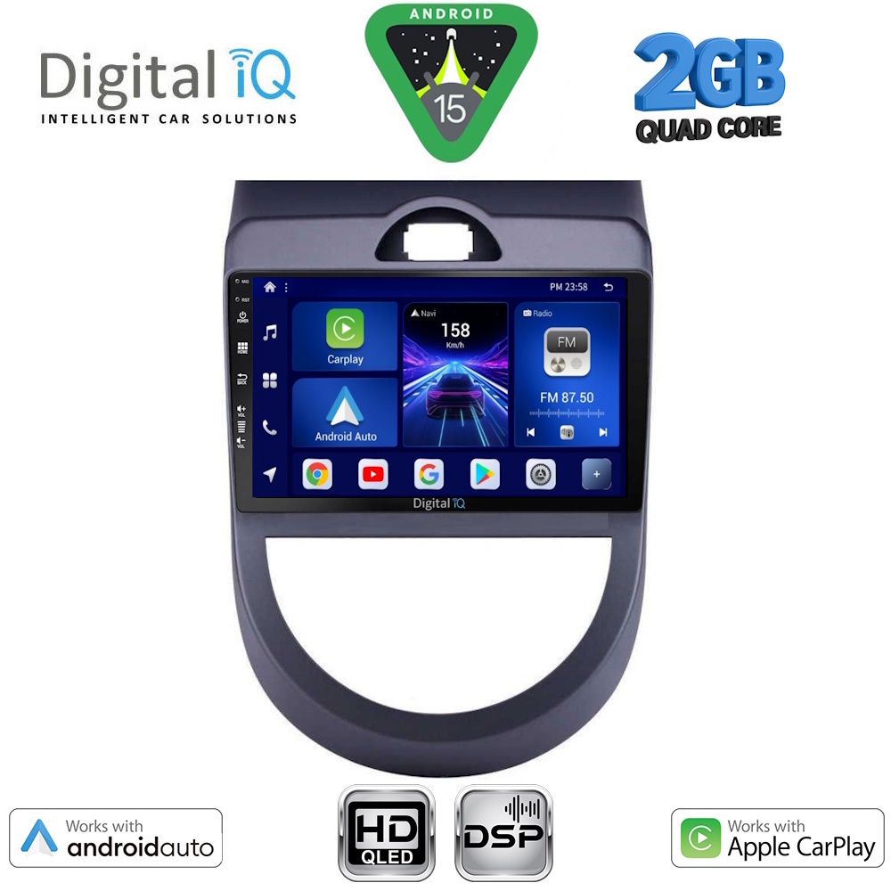 BXC3320_15 DIGITAL IQ BXC 3320_CPAA (9inc) MULTIMEDIA TABLET for KIA SOUL mod. 2008-2013 - Image 1