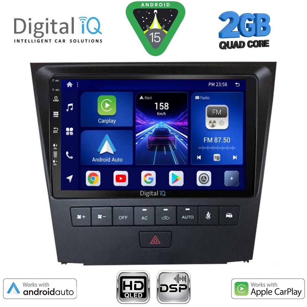BXC3341_15 DIGITAL IQ BXC 3341_CPAA (9inc) MULTIMEDIA TABLET for LEXUS GS mod. 2004-2011 - Image 1